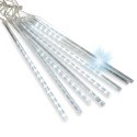 DESZCZ METEORÓW SOPLE LED LAMPKI SPADAJĄCY ŚNIEG 45CM ZIMNY BIAŁY