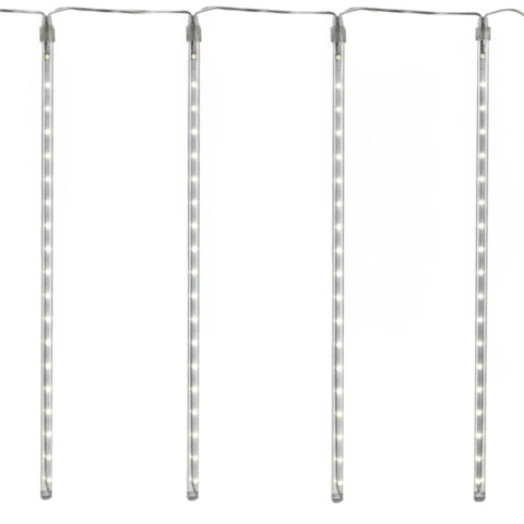 DESZCZ METEORÓW SOPLE LED LAMPKI SPADAJĄCY ŚNIEG 45CM ZIMNY BIAŁY