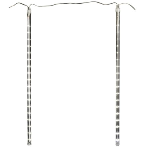 DESZCZ METEORÓW SOPLE LED LAMPKI SPADAJĄCY ŚNIEG 45CM ZIMNY BIAŁY