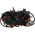 LAMPKI CHOINKOWE 100 LED TYPU RYŹ Z PROGRAMATOREM MULTICOLOR
