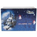 LAMPKI CHOINKOWE 240 LED TYPU RYŹ Z PROGRAMATOREM CIEPŁE BIAŁE