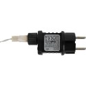Lampki zewnętrzne Sople Płynące 24 sztuki 72 LED Stalaktyty barwa zimna biała