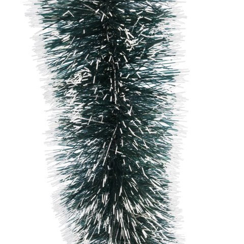 Łańcuch choinkowy GOLIAT, średnica 15 cm, długość 3 m, ZIELONO BIAŁY, polski produkt.