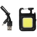 MINI LATARKA KIESZONKOWA BRELOK LED USB MAGNES OTWIERACZ UCHWYT