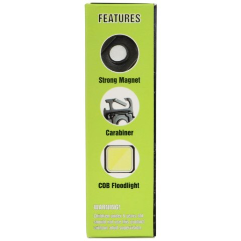 MINI LATARKA KIESZONKOWA BRELOK LED USB MAGNES OTWIERACZ UCHWYT