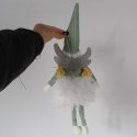 Pluszowy Anioł Siedzący ze Zwisającymi Nogami 40cm - Kolor Zielony