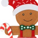 Świąteczna Figurka z Filcu Ciasteczkowy Ludzik PIERNIK 20 cm