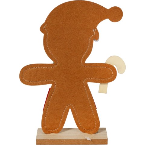 Świąteczna Figurka z Filcu Ciasteczkowy Ludzik PIERNIK 20 cm