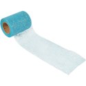 Turkusowa Organza Dekoracyjna na Szpuli, Szerokość 8 cm, Długość 10 m