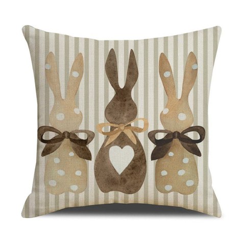 Poszewka na poduszkę 45 x 45 cm motyw wiosenny BOHO POD140