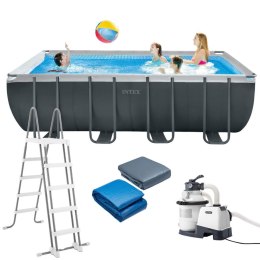 Basen ogrodowy stelażowy ULTRA XTR 549x274x132 cm z pompą filtrującą INTEX 26356 NP