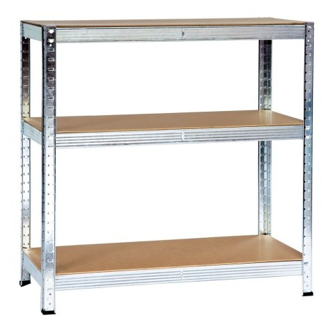 Regał magazynowy metalowy 2w1, 5 półek 150x75x30 cm