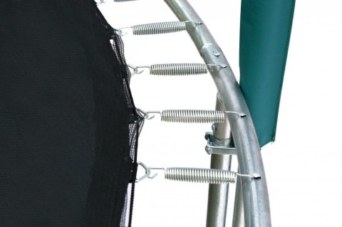 OUTLET Trampolina Ogrodowa Z Wewnętrzną Siatką Jumpi Maxy Comfort 312cm/10FT Zielona