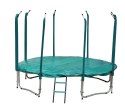 OUTLET Trampolina Ogrodowa Z Wewnętrzną Siatką Jumpi Maxy Comfort 312cm/10FT Zielona