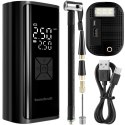 Pompka rowerowa elektryczna kompresor do opon powerbank 6000mAh latarka LED