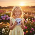 Aparat fotograficzny cyfrowy natychmiastowy 16x wkłady mazaki fioletowy