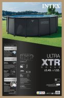 Basen ogrodowy stelażowy ULTRA XTR 549x132 cm z pompą filtrującą INTEX 26330 ND