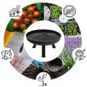 Duże solidne palenisko ogrodowe żeliwne 60cm idealne do ogniska