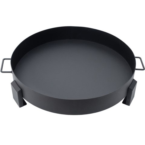 Duże solidne palenisko ogrodowe żeliwne 60cm z uchwytami idealne do ogniska