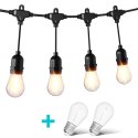 Girlanda ogrodowa świetlna łańcuch 20 x LED 20m lampki ogrodowe 9W