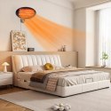 Parasol ogrzewacz elektryczny promiennik tarasowy stojący wiszący 2000W Bauerkraft