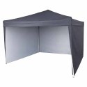 Pawilon ogrodowy LUARO namiot imprezowy handlowy altana 3x3 m czarny