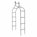 Pergola ogrodowa LUARO metalowa łuk z grotami na róże kwiaty pnącza 265 cm
