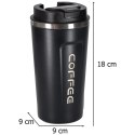 Smart kubek podróżny z wyświetlaczem LED czarny 500ml