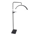Lampa do przedłużania rzęs LED 36W regulowana kosmetyczna bezcieniowa łuk czarna