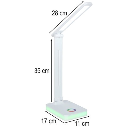 Lampka na biurko biurkowa LED USB dotykowa podświetlana RGB regulacja światła