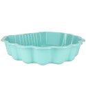 Piaskownica zamykana basen Muszelka Twins podwójna 2w1 160x87,5x19,5cm miętowa