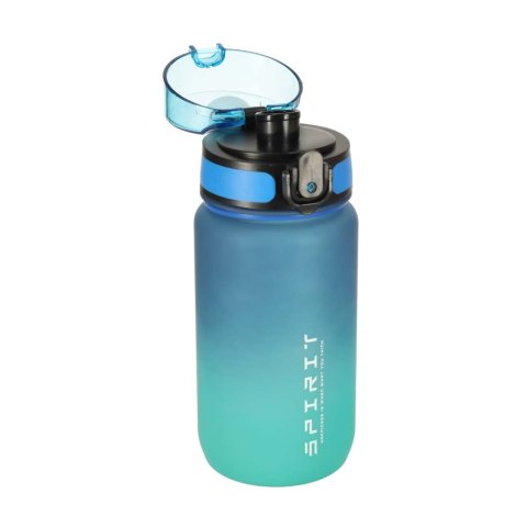 Butelka na wodę bidon z ustnikiem sportowy BPA FREE 600ml niebiesko-zielony