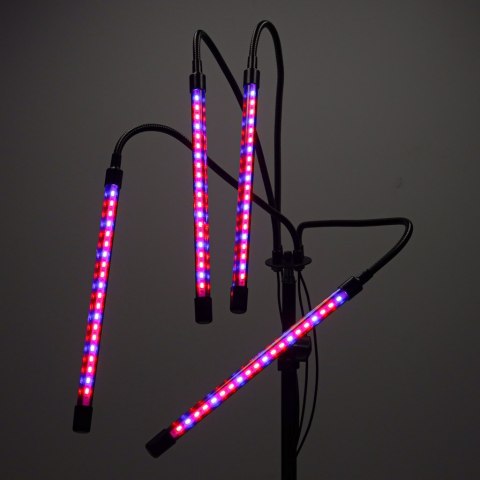 Lampa do roślin LED uprawy wzrostu panel na statywie 4x80LED