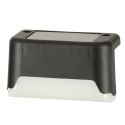 Lampa solarna schodowa ogrodowa zewnętrzna LED na schody czujnik zmierzchu 8 sztuk