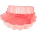 Piaskownica zamykana basen Muszelka Twins podwójna 2w1 160x87,5x19,5cm różowa