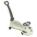 Jeździk grawitacyjny LED Swing FIX S1 skuter z rączką szary max 65kg