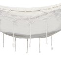 Dwuosobowy hamak ogrodowy bujak huśtawka leżak 200x150cm boho beżowy