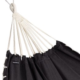 Dwuosobowy hamak ogrodowy bujak huśtawka leżak 200x150cm boho grafitowy