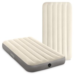 Jednoosobowy materac dmuchany welurowy łóżko 99x191 cm INTEX 64101