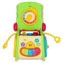 Kostka edukacyjna sorter z pianinkiem krokodyl 4w1