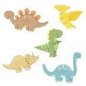 Tablica manipulacyjna sensoryczna montessori walizka dinozaury