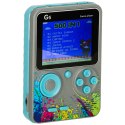 Konsola przenośna do gier mini elektroniczna retro 500 gier szara