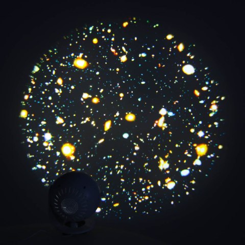 Projektor gwiazd nieba lampka nocna LED USB planetarium planety 12 dysków 360° timer