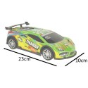 Samochód RC sportowy zdalnie sterowany na pilot auto wyścigowe drift z LED światłami zielony
