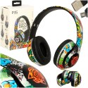 Słuchawki bezprzewodowe nauszne Bluetooth RGB Gaming Sport 200mAh