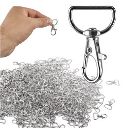 Karabińczyk metalowy rybka 20 mm 500 szt.