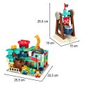Klocki konstrukcyjne tor kulkowy kulodrom labirynt dinozaury 121 el. Bibi-inn