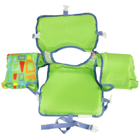 Kamizelka piankowa z rękawkami do pływania kapok dla dzieci 3-6 lat 19-30 kg BESTWAY 32174 zielona