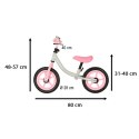 Rowerek biegowy Trike Fix Balance rower ultra lekki różowy