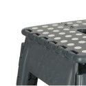 Stołek taboret składany antypoślizgowy 39,5 cm ciemny szary